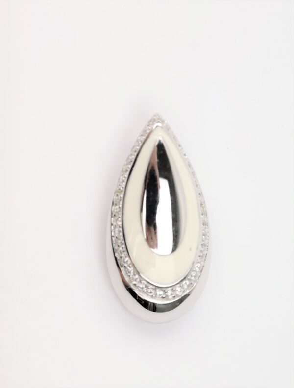 Anhänger  in Sterlingsilber rhodiniert mit Kette – Bild 4