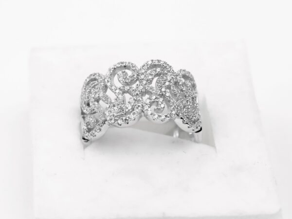 Ring  in Sterlingsilber rhodiniert – Bild 5