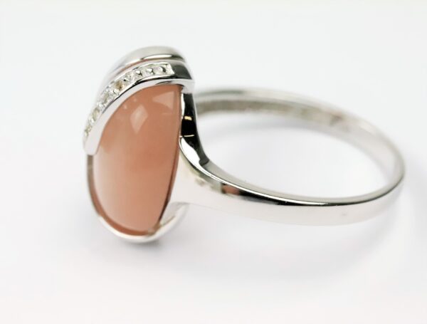 Ring    in Sterlingsilber rhodiniert – Bild 3