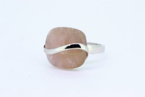 Ring  Sterlingsilber rhodiniert mit Quarz