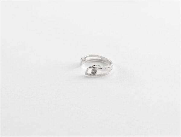 Zehring in Sterlingsilber mit Zirkonia - – Bild 5