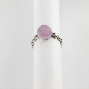 Ring Sterlingsilber rhodiniert mit Amethyst