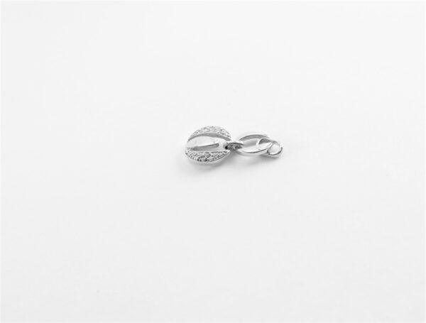Anhänger   Sterlingsilber  mit klaren Zirkonia – Bild 5