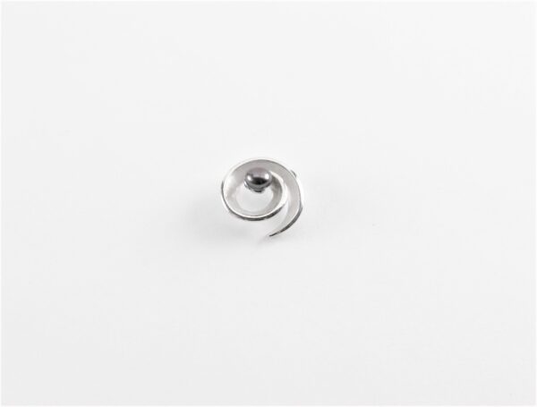 Anhänger   mit Muschelperle in Sterlingsilber rhodiniert