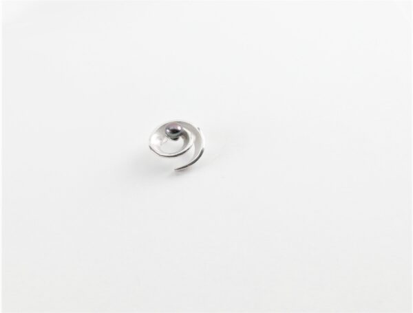 Anhänger   mit Muschelperle in Sterlingsilber rhodiniert – Bild 5