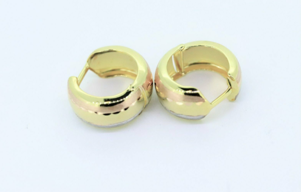 Herrliche Creolen in 333 Gold gearbeitet