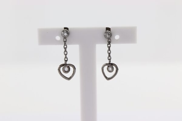 Ohrstecker  Sterlingsilber  geschwärzt