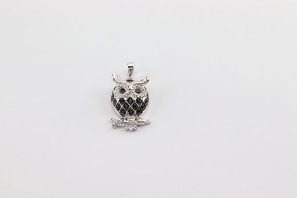 Anhänger Sterlingsilber rhodiniert mit Zirkonia