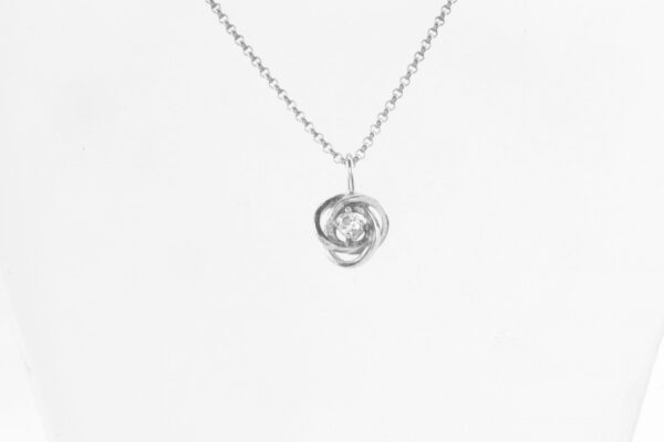 Sehr feines Collier in Sterlingsilber – Bild 3