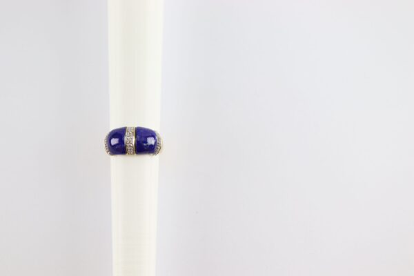 Sterlingsilber vergoldet mit Lapislazuli
