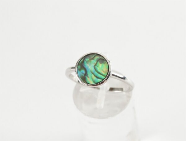 wunderschöner Ring mit Pauamuschel in Silber – Bild 2