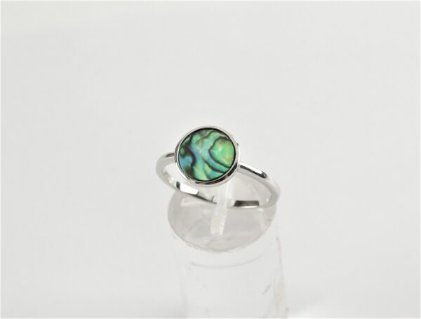 wunderschöner Ring mit Pauamuschel in Silber – Bild 3