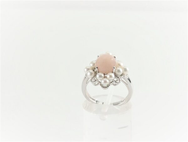 Sehr feiner Ring in Sterlingsilber mit Rosenquarz – Bild 6