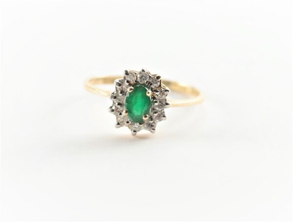 wunderschöner Ring in Sterlingsilber mit Smaragd – Bild 9