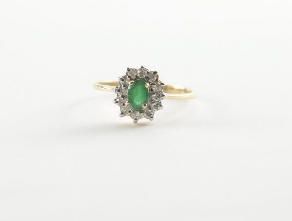 wunderschöner Ring in Sterlingsilber mit Smaragd – Bild 8