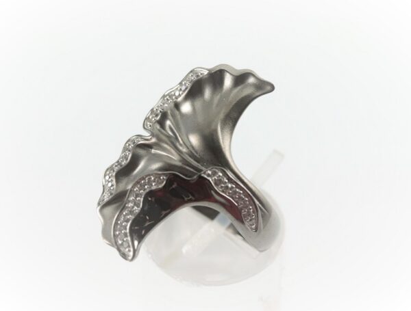 superschöner Ring  in Sterlingsilber geschwärzt – Bild 8