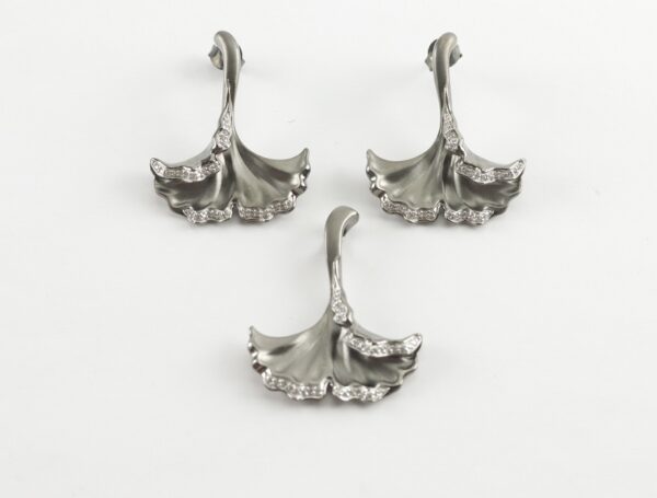 ganz besonderes Schmuckset in Sterlingsilber geschwärzt – Bild 4