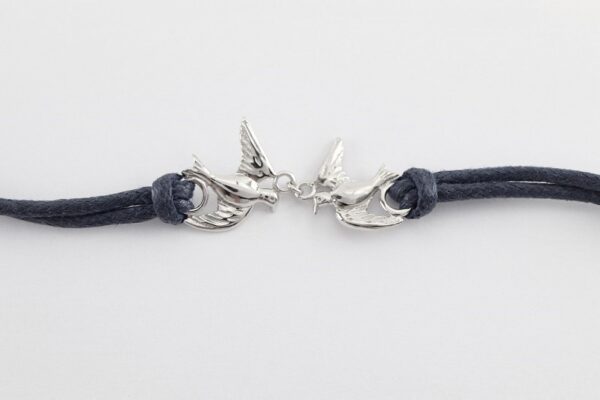 Jugendliches Armband Vögel und Verschluss in Sterlingsilber – Bild 5