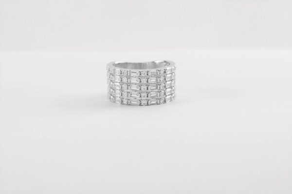 stabiler Ring in Sterlingsilber rhodiniert – Bild 3