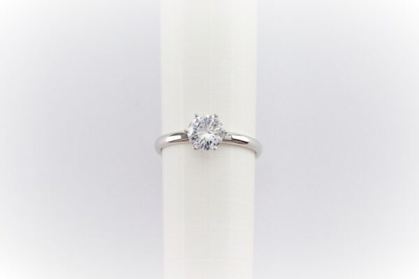 sehr feiner Ring in Sterlingsilber rhodiniert – Bild 2