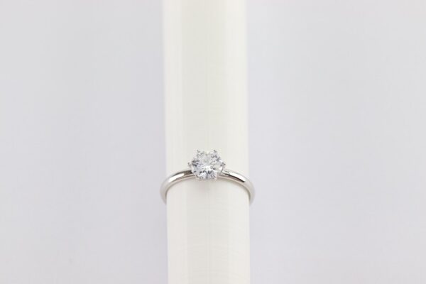 sehr feiner Ring in Sterlingsilber rhodiniert – Bild 3