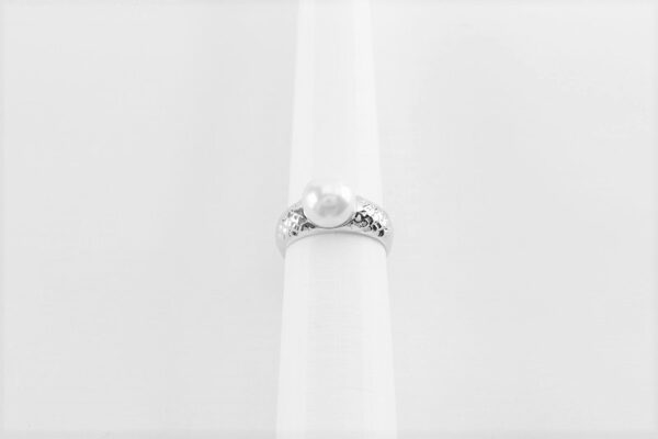 wunderschöner Ring in Sterlingsilber rhodiniert – Bild 5