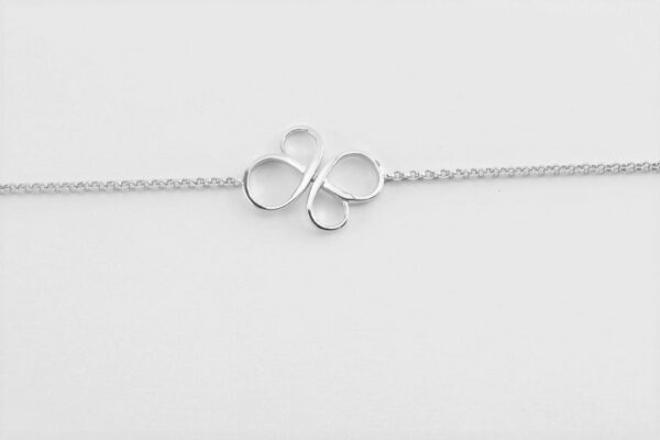 Armband in Sterlingsilber rhodiniert – Bild 3