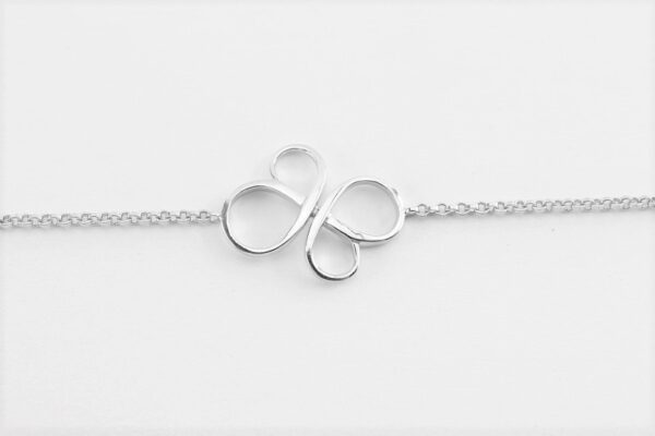 Armband in Sterlingsilber rhodiniert – Bild 4
