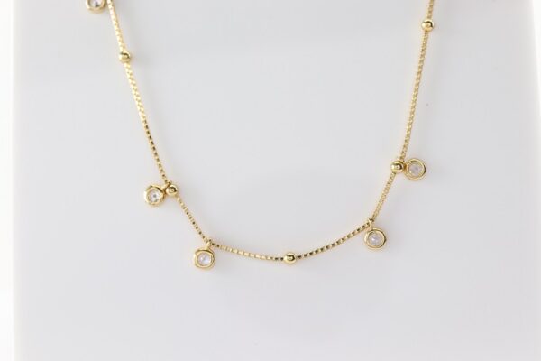 superschönes Collier in Sterlingsilber vergoldet