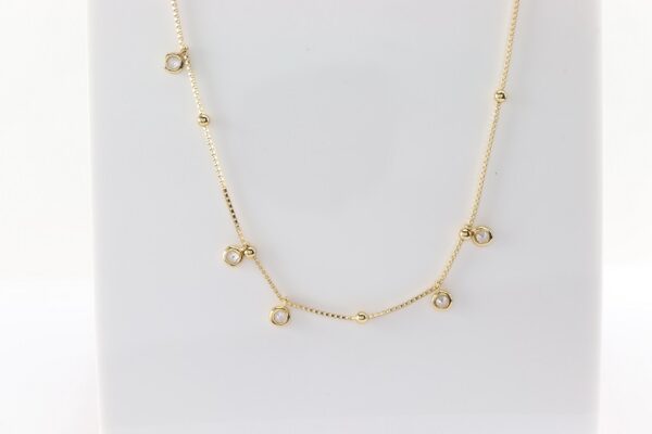 superschönes Collier in Sterlingsilber vergoldet – Bild 6