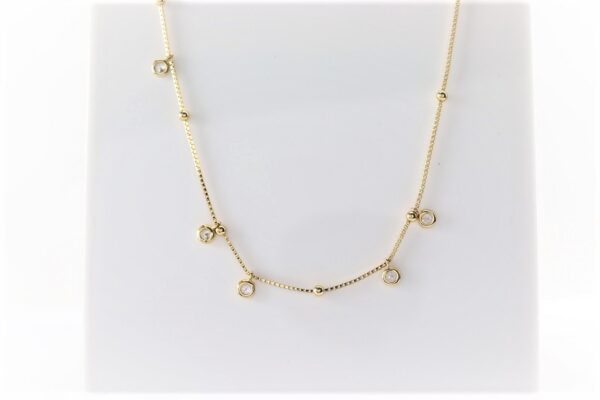 superschönes Collier in Sterlingsilber vergoldet – Bild 2