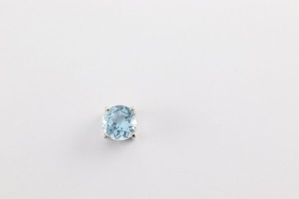 kleiner Anhänger in Sterlingsilber mit Aquamarin – Bild 3