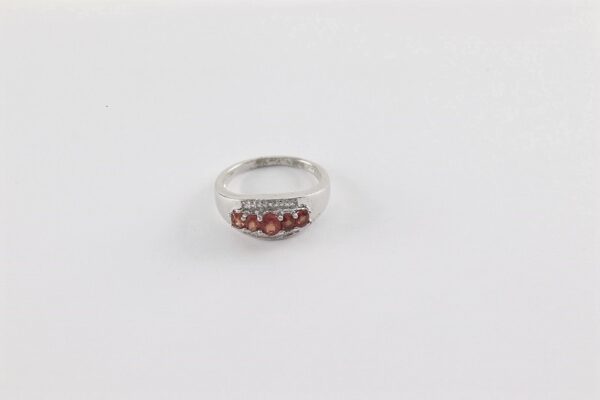 feiner Ring in Sterlingsilber rhodiniert – Bild 4