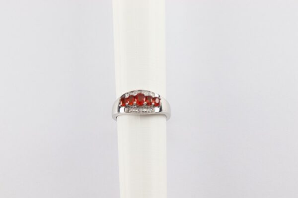 feiner Ring in Sterlingsilber rhodiniert – Bild 6