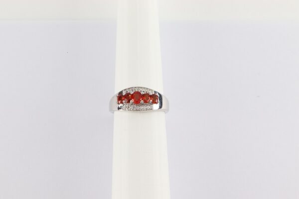 feiner Ring in Sterlingsilber rhodiniert – Bild 7