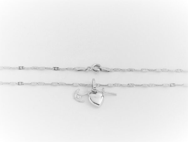 Glaube-Hoffnung-Liebe mit Kette in Weißgold
