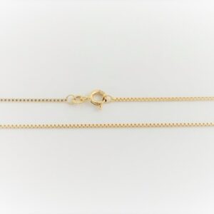 eine einfache Gelbgold Venezialer Kette