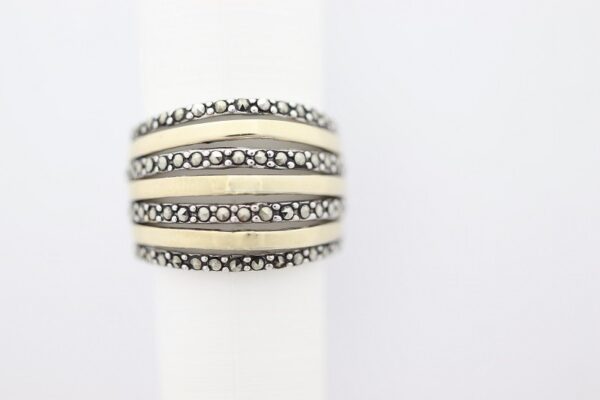 super schöner Ring in Sterlingsilber rhodiniert – Bild 4