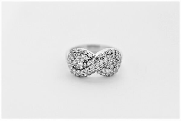 feiner Ring in Sterlingsilber mit Zirkonia – Bild 4