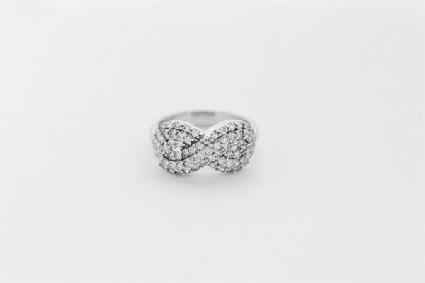 feiner Ring in Sterlingsilber mit Zirkonia – Bild 5