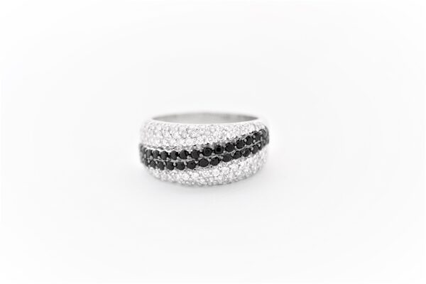 sehr schöner Ring in Sterlingsilber rhodiniert – Bild 6