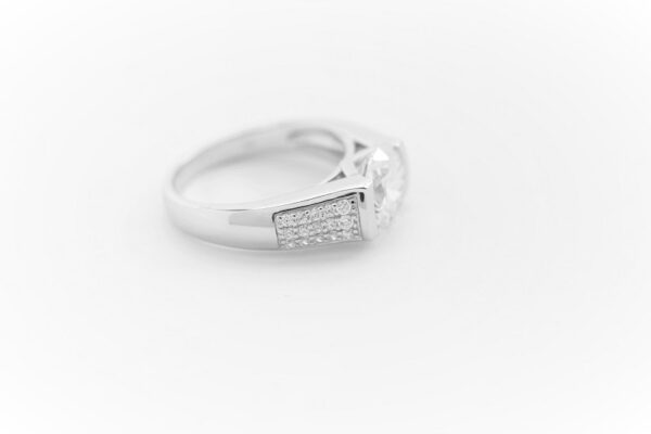 wunderschöner Ring in Sterlingsilber rhodiniert – Bild 5