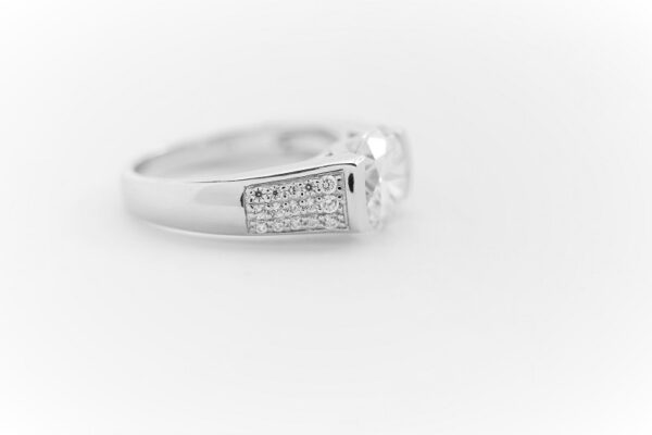 wunderschöner Ring in Sterlingsilber rhodiniert – Bild 6