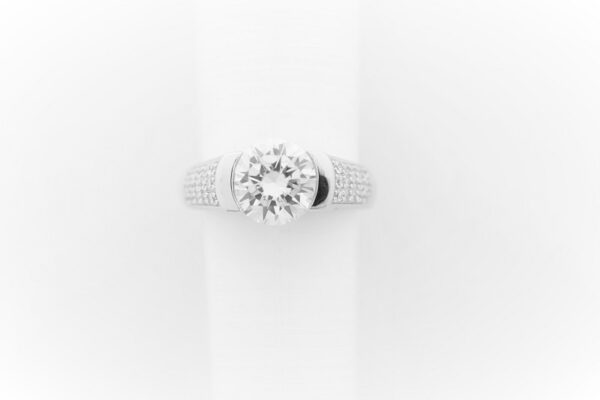 wunderschöner Ring in Sterlingsilber rhodiniert – Bild 7