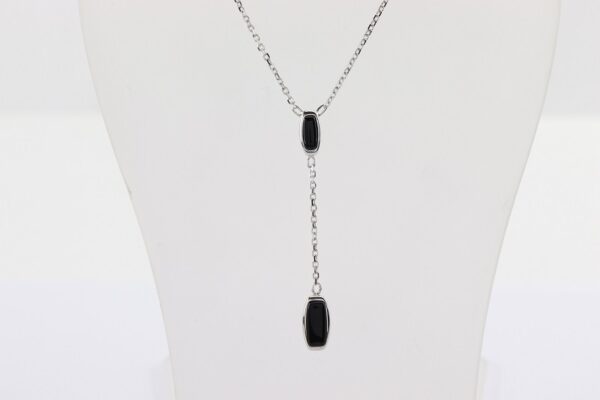 ganz feines Collier  in Sterlingsilber rhodiniert  <<Silber-1023 – Bild 6