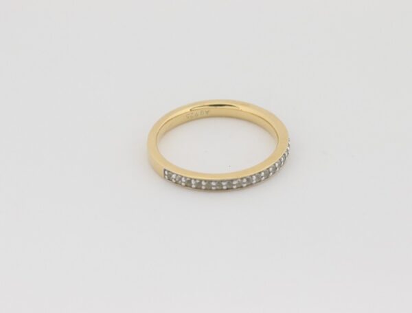 feiner Ring in Sterlingsilber vergoldet – Bild 5