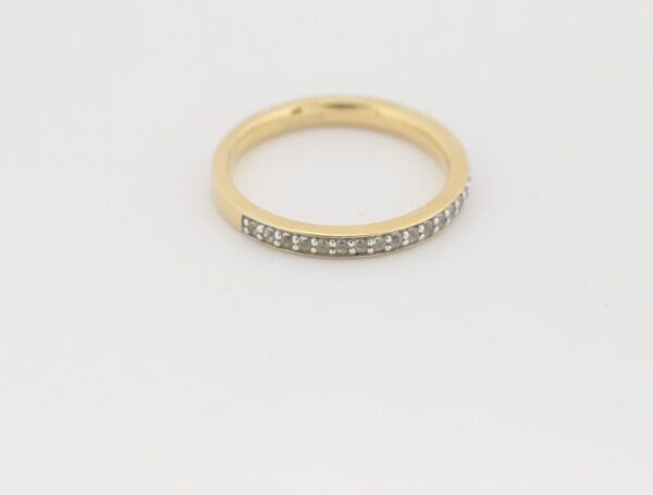 feiner Ring in Sterlingsilber vergoldet