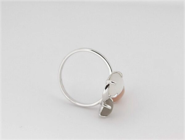 wunderschöner Ring in Sterlingsilber mit echten Steinen – Bild 4