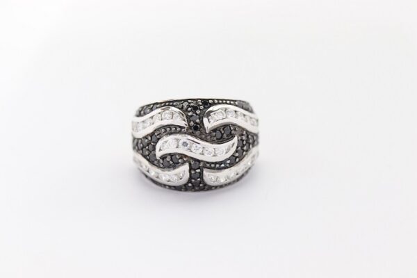 wunderschöner Ring in Sterlingsilber rhodiniert – Bild 4