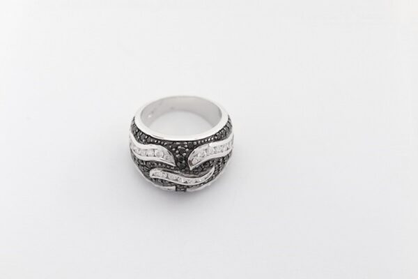 wunderschöner Ring in Sterlingsilber rhodiniert – Bild 5